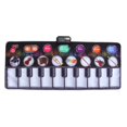 thumbnail image 2 of Tapete Para Teclado De Piano, Tapete Musical Con Patrón De Instrumentos Musicales, No Tóxico, Inodoro, Portátil, Plegable, Para Fiesta De Cumpleaños, Jardín De Infantes, Hogar, 2 of 8