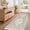 Beige/Grey-2' x 5' (Runner), variant on Runner Rug 2x5 - Stain Resistanthine Washable  Non Slip Vinthallway Rugs Low Pile Lightweight Runners For Kitchen Entryway And Corridor