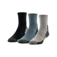 thumbnail image 3 of Gildan Men's Ultra Cotton Quarter Socks Assorted, 3 Pack, 3 of 6