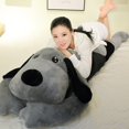 thumbnail image 2 of Perro de peluche de 110/130cm con orejas largas, Animal relleno, almohada suave de dibujos animados, regalo encantador para niños y bebés, buena calidad zhangmengya LED, 2 of 2