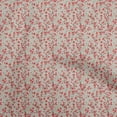 thumbnail image 1 of oneOone Cotton Silk Red Fabric Floral Sewing Craft Projects Fabric Prints By Yard 42 Inch Wide, 1 of 4