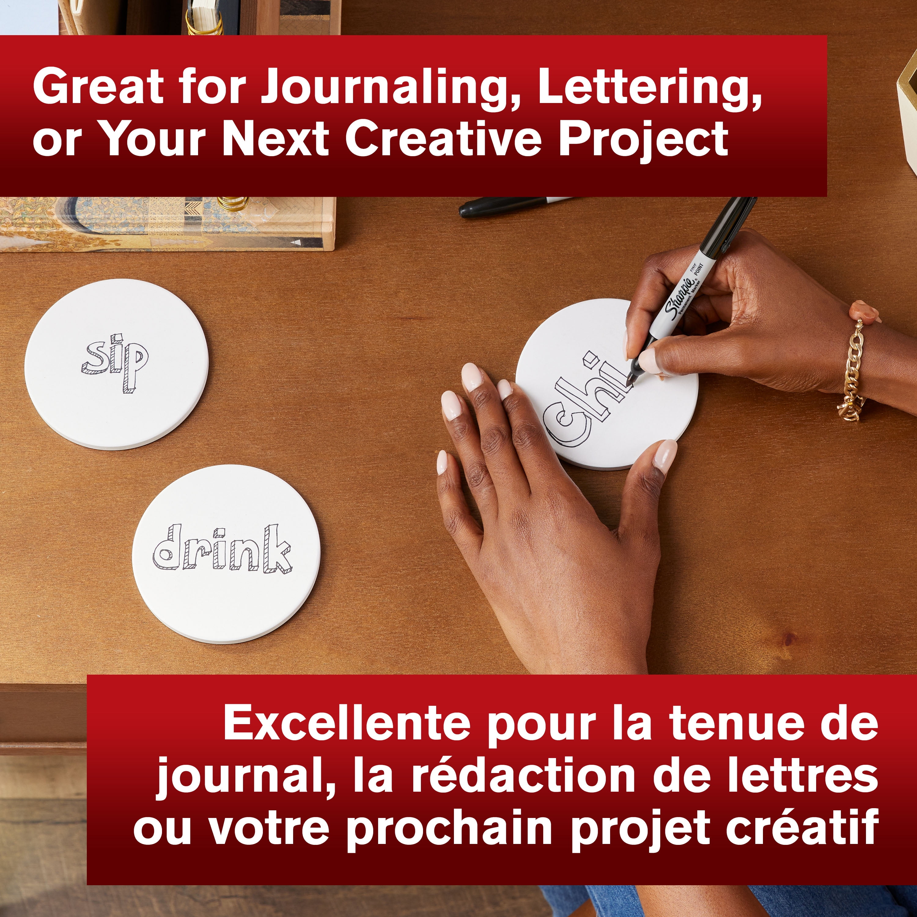 Sharpie Permanent Markers, Fine Point, Black, 36 Count, 1 Box