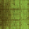 thumbnail image 1 of Ahgly Company Indoor Square Oriental Green Industrial Area Rugs, 4' Square, 1 of 4