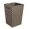 Whitmor Durable Woven Strap Laundry Hamper with Metal Frame - Brown - For All Ages