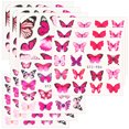 thumbnail image 1 of 9 Uds pegatinas de mariposa para uñas color blanco y negro pegatinas para uñas de mariposa decoración de uñas, 1 of 5