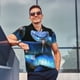 thumbnail image 4 of Fotbe Blue Viper Snake Camiseta Polo de Golf para Hombre con Estampado – Camisa Deportiva Transpirable con Cuello Abotonado-Medium, 4 of 6