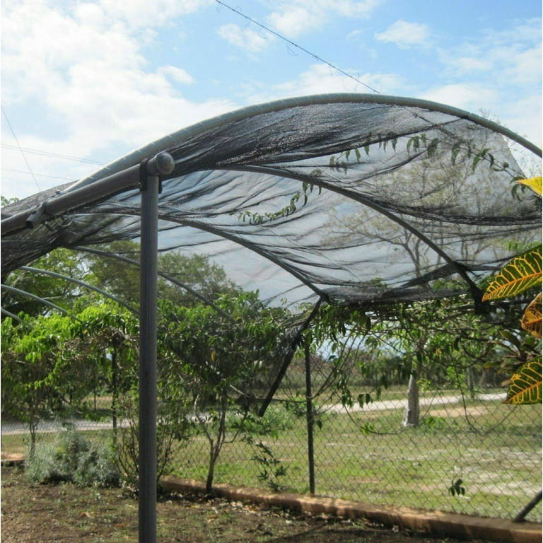 Shade Cloth Roll Black Mesh Fabric Netting 70% UV Resistant Mesh Netting  Cover, Black Netting Fabric for Greenhouses, Plants, and Backyard Patio  (Size