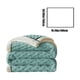 thumbnail image 3 of Manta para sofá, manta de franela extra gruesa de doble capa, ideal para la siesta en la oficina, cálida y cómoda, ideal para cama o sofá, manta de tela., 3 of 6