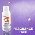 thumbnail image 5 of Off! Clean Feel Insect Repellent Aerosol with 20% Picaridin - Long-Lasting DEET-Free Protection from Mosquitoes, Fragrance-Free Pest Control for Ticks & Flies, Camping, Bug Spray - 5 oz (Pack of 2), 5 of 11