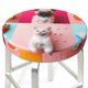 thumbnail image 3 of Disketp Colorful Dog Cat Collage Funda Redonda para Taburete, Funda de Cojín para Silla de Bar Suave y Elástica-13 inch, 3 of 7