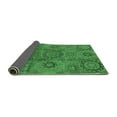 thumbnail image 2 of Ahgly Company Indoor Square Oriental Emerald Green Industrial Area Rugs, 6' Square, 2 of 4