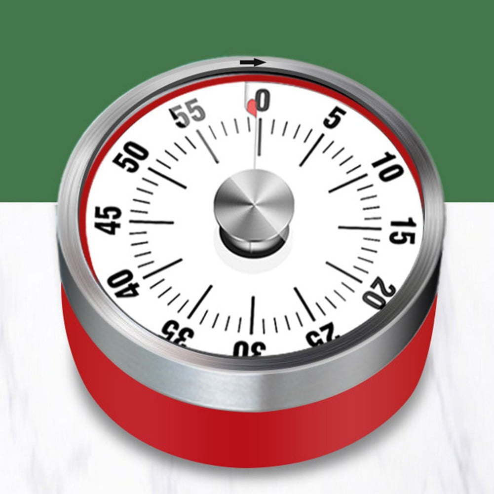Kitchen Mechanical Timer Cooking Timer Rotary Stainless Steel