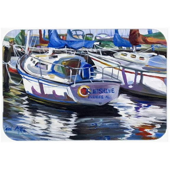 Sunshine Sailboat Mouse Pad, Hot Pad & Trivet