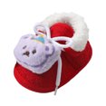 thumbnail image 2 of Dakaela 3M-12M Baby Cotton Shoes Cute Bear Warm Soft Winter First Walking Shoes Indoor Outdoor House Booties, 2 of 5