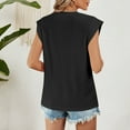 thumbnail image 3 of Scyoekwg Casual Tank Top for Women Sleeveless Women's Shirts Casual Loose Shirt Ladies Blouses Dressy Casual Tops Womens Summer Fashion Comfy Clothes, 3 of 8