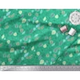 thumbnail image 2 of Soimoi Green Cotton Duck Fabric Leaves Folk Art Decor Fabric Printed Yard 42 Inch Wide, 2 of 3