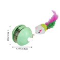 thumbnail image 3 of Interactive Cat Toys Ball Auto Electric Rolling Ball Toys, Motion Activated Moving Ball Toy for Indoor, for Cat Physical Exercise, Green, 3 of 3