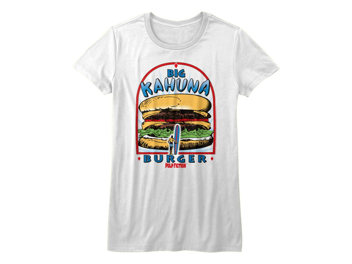 Big Kahuna Burger Mens Classic-Fit Long-Sleeve Crewneck Cotton Graphic Top Tee 