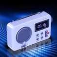 thumbnail image 5 of Radio Portátil Canales Duales Am Fm Receptor De Audio Pantalla De Retroiluminación Lcd Radio De Señal Estable Con Conector Para Auriculares De 3,5 Mm Y Antena Estirable Guardurnaity EL010154-00, 5 of 5