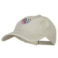 thumbnail image 2 of Love Heart Shape Embroidered Washed Cap - Stone OSFM, 2 of 5
