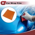 thumbnail image 2 of Envoltura Protectora de Automóvil Naranja Unique Bargains 1.48ft x 59.84inch Cubierta de Vinilo Exterior Interior 5.5mil 1 Pc Universal, 2 of 7