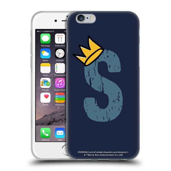 Head Case Designs Officially Licensed Riverdale Jughead Jones S Crown Logo Soft Gel Case Compatible with Apple iPhone 6 / iPhone 6s