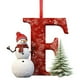thumbnail image 1 of Decoraciones de Halloween, 26 letras, decoración para árbol de Navidad, colgante, adornos para árbol de Navidad, adornos navideños personalizados, decoración navideña, decoración colgante para árbol d, 1 of 2