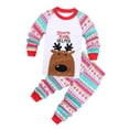 thumbnail image 1 of Pijamas navideños para bebés, conjunto de pijamas navideños de Papá Noel para niñas y niños, pijamas de algodón para niños pequeños, ropa de dormir de Año Nuevo, conjunto informal para niños, 1 of 4