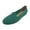 Green Knitted Flats Shoes, variant on Womens Breathable Knitted Flats Shoes Round Toe Flats Comfortable Ballet Walking Shoes Dressy Slip-ons Loafers Blue 37
