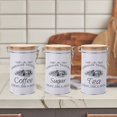 thumbnail image 1 of 3 Pieces Canister Sets for Kitchen Counter Vintage Canisters Set for Kitchen, 1 of 8