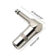 thumbnail image 5 of JZROCKER Right Angle Connector for Mixers Speaker Cables Guitar Cables 1/4" Plugs, 5 of 7