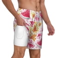 thumbnail image 3 of Goofa Watermelon Printed Men's Swim Trunks Board Shorts Quick Dry Mens Swimming Trunks with Compression Liner,Breathable Fit Hawaii Beach Shorts-3X-Large, 3 of 9
