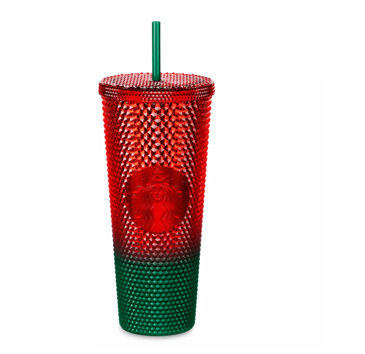 Disney Starbucks Tumbler - Mickey Holiday Candy Cane Straw