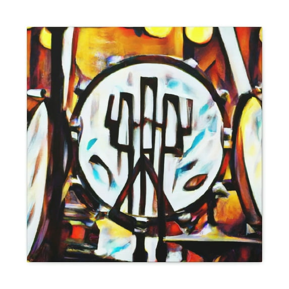 Drum Kit Folk Dance - Canvas