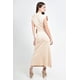 thumbnail image 3 of Vestido midi con detalle drapeado Roman Fashion /Juvenil, 03251 (Beige) beige G, 3 of 5