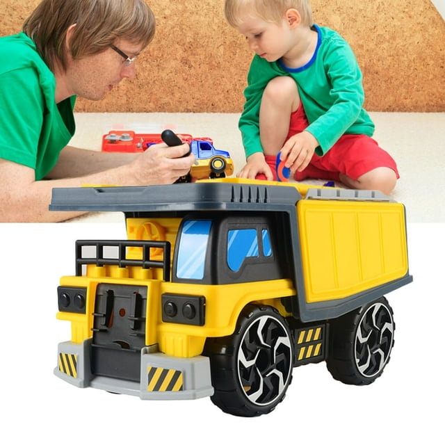 Changeable Track Excavator Construction Vehicle Model Toys Kids Birthday Gift