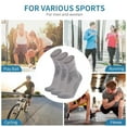 thumbnail image 5 of 3 pares de calcetines de baloncesto azules, calcetines de combate reales para hombre, calcetines de baloncesto gruesos, calcetines deportivos profesionales antideslizantes, 5 of 5