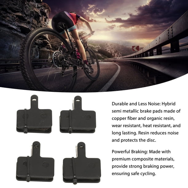 Brake 4 Pairs Bike Brake Pads Disc Brake Pads With Installation Tool Copper Fiber Organic Resin Bike Parts For MT200 M447 M510