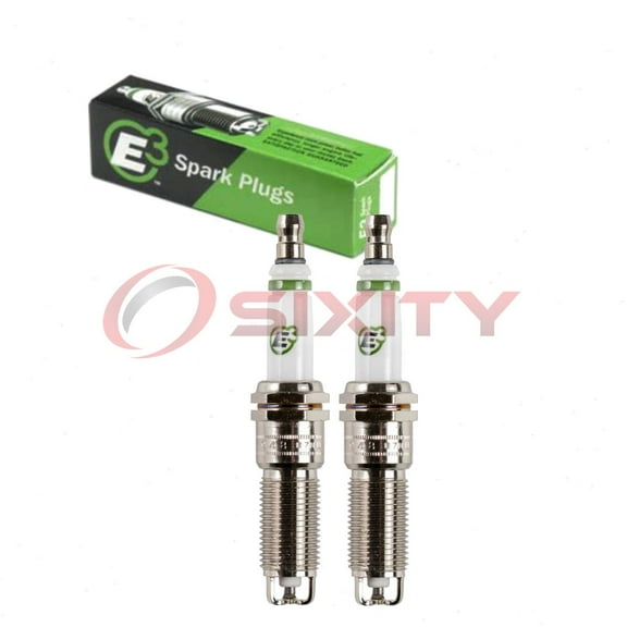 2 pc E3.66 E3 Spark Plugs compatible with 2313 3032 3132 3232 3470 3570 41102 41834 4314 4482 4997 5017 5306 7032 7440 7570 7981 AP5263 AP5426 APP5263 APP5426 FR8K11332X HGRMQP0 HR9SII330X LTZR4A11