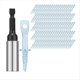 thumbnail image 1 of 100 Tornillos Autorroscantes de Punta de Perforación de 2 Pulgadas con Ojo de Zinc y 1 Destornillador de 2-5/8 Pulgadas, Tornillo Autorroscante Resistente con Ojo de Zinc, 1 of 5