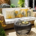 thumbnail image 6 of Yellow Bohemian Pillow Covers 18x18 Set of 4, Geometric Abstract Decorative Throw Pillows for Couch & Bed, Modern Mid Century Sun Sunset Sunrise Theme Indoor & Outdoor Decor, 6 of 6