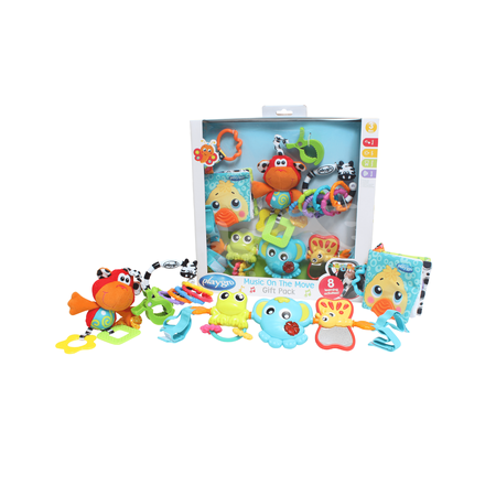 - Playgro Music On The Move 10-Piece Gift Pack