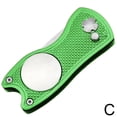 thumbnail image 2 of Accesorios de golf Herramientas para exteriores Horquilla plegable de acero inoxidable con mango de plástico ABS Horquilla para reparación de césped, 2 of 2