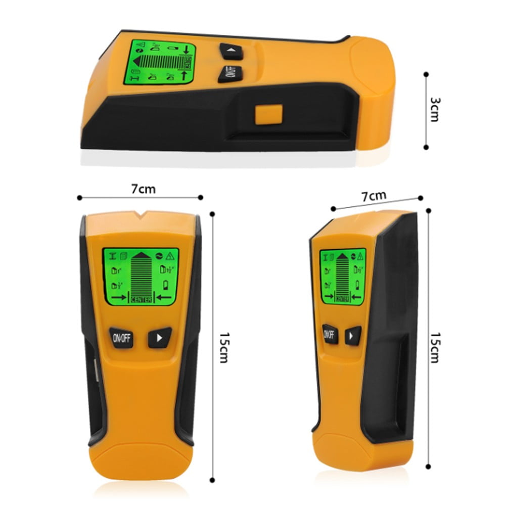 1PCS 3 in 1 LCD Digital Stud Detector Wooden Metal Pipeline Wall Sensor TH210
