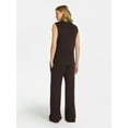 thumbnail image 2 of Time and Tru Women's Turtleneck Tank and Pants Set, 2-Piece, Sizes XS-3XL, 2 of 4