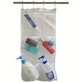 thumbnail image 2 of Bolsa organizadora de ducha de malla de secado rápido con 6 bolsillos: solución de almacenamiento ideal for el baño, 2 of 5
