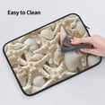 thumbnail image 6 of Bingfone Starfish And Sea Shells Laptop Sleeve Case 13 Inch, 360° Protective Computer Carrying Bag, 6 of 9