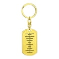 thumbnail image 4 of Ten Commandments Russian Bible  Keychain Stainless Steel or 18k Gold Dog Tag, 4 of 20