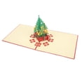 thumbnail image 4 of Greeting Card, Three Dimensional Structure Christmas Card With Envelope For Decoration For Gift Red 3D Christmas Tree, 4 of 8