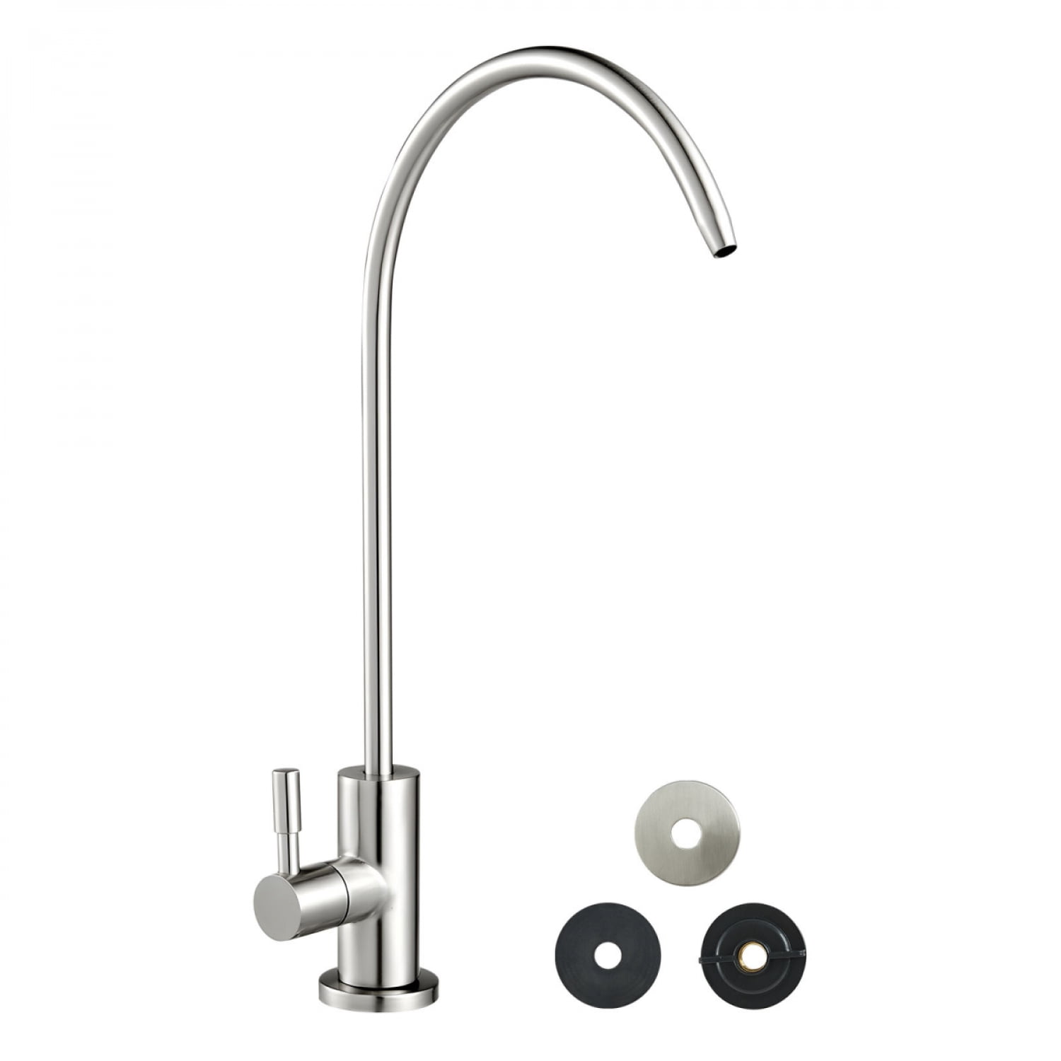FENGFAN Lead-Free Stainless Steel RO Water Faucet Brushed Nickel for Kitchen Sink Cafe, 1 Pack
